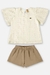 CONJUNTO BLUSA LAISE E SHORT LINHO UP BABY 45157 - comprar online