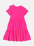 VESTIDO LAÇO COM STRASS PINK MOMI J5889 - loja online