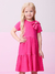 VESTIDO LAÇO COM STRASS PINK MOMI J5889 - comprar online