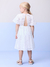 VESTIDO LAISE COM FAIXA BRANCO MOMI J5905 - comprar online