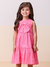 VESTIDO LAISE COM LAÇO ROSA J5907 MOMI - comprar online