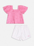 CONJ. BLUSA LAISE ROSA E SHORTS MOMI J6076 - loja online