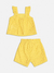 Imagem do CJ BLUSA E SHORTS LAISE AMARELO SOL MOMI J6095