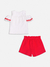 Imagem do CONJ. BLUSA E SHORTS VERMELHO/PEROLA MOMI J6107