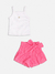 CONJ. BLUSA E SHORTS LAISE ROSA MOMI J6109 - loja online