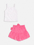 Imagem do CONJ. BLUSA E SHORTS LAISE ROSA MOMI J6109