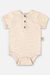 BODY MANGA CURTA BOTOES BEGE UP BABY 45323 - comprar online