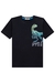 CAMISETA PRETA DINOSSAURO LUC.BOO 76360