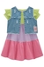 VESTIDO COM COLETE EM JEANS KUKIE 74143 - Lari Baby & Kids