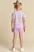 SHORT MOLETOM SEM PELUCIA LILÁS KUKIE 75722 - comprar online