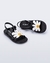 MINI MELISSA HIP BLOOMY INF PRETO/ BRANCO 36188 - comprar online