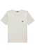 Camiseta em Meia Malha Off White lucBoo 76854