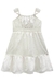 VESTIDO EM LAISE OFF WHITE KUKIE 77622 na internet