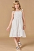 VESTIDO EM LAISE OFF WHITE KUKIE 77622