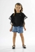 BLUSA MANGA MORCEGO TULE PRETO UP BABY 45484