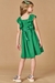 VESTIDO EM AIR FLOW VERDE KUKIE 77946 - comprar online