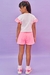 CONJ. BLUSA BOXY E SHORTS TEXTURA ROSA KUKIE 77933 - comprar online