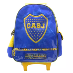 Mochila Boca Juniors Vamos Cabj Futbol Con Carro 16"