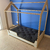 Cama Montessori evolutiva y reversible con baranda y casita - Isela