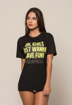 CAMISETA OH GIRLS PRETA - comprar online