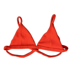 TOP LANA LARANJA TEXTURE - comprar online