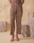 Conjunto de regata e calça pantalona animal print - comprar online