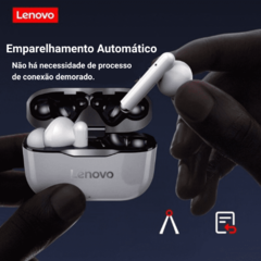 Fone de Ouvido Sem Fio Lenovo LP1 Original com Bluetooth - loja online