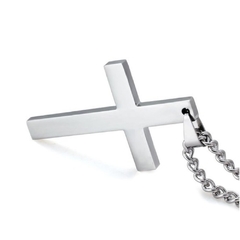 Corrente Masculina com Crucifixo Clássica Aço Inoxidável 5030 - comprar online