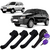 Kit 4 Maçanetas Externa c/chave Fiat Uno 1995-2013