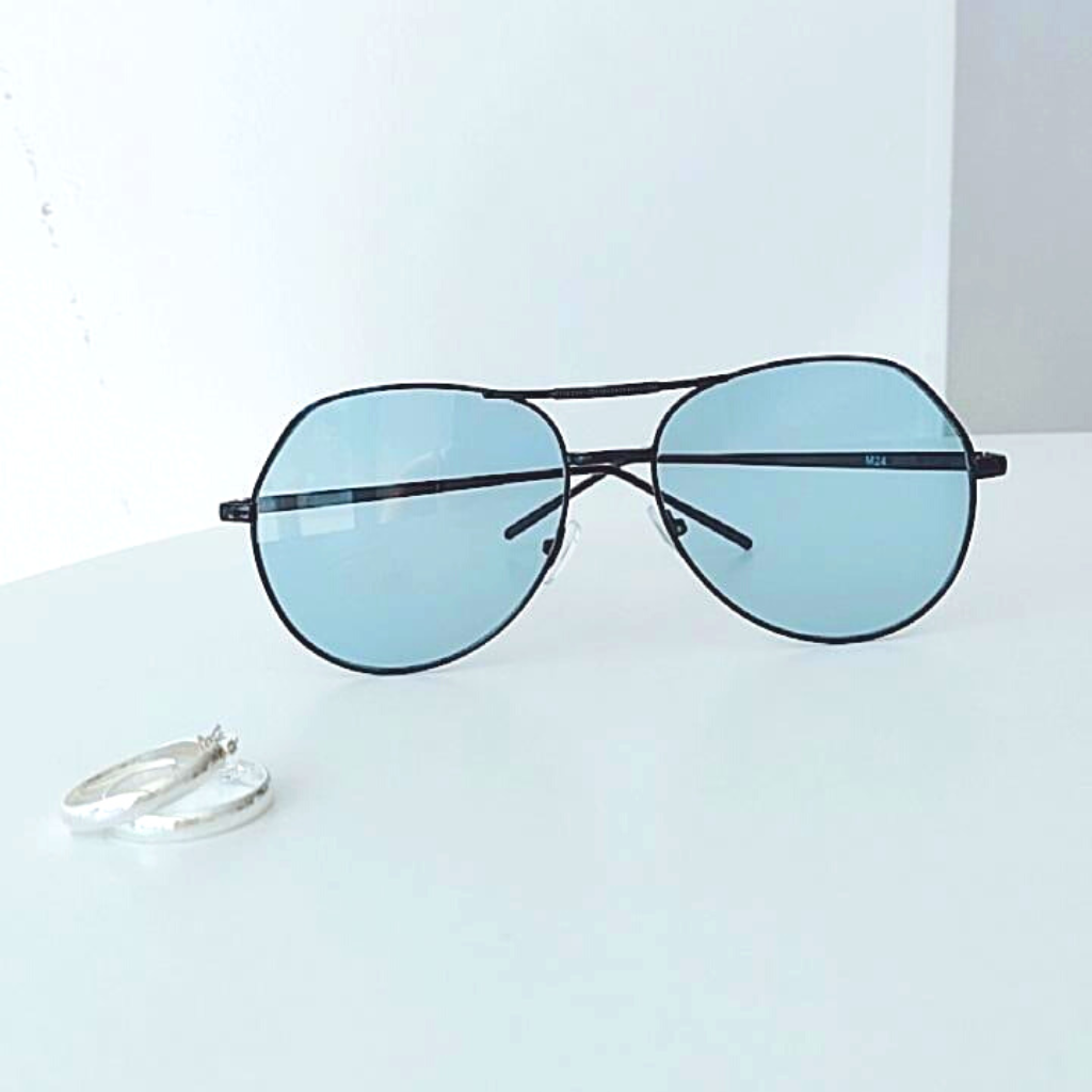 Lentes aviadores online transparentes