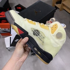 Off-White x Air Jordan 5 SP 'Sail' - Él.sneakers