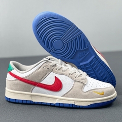 Nike Dunk Low Light Iron Ore Red Blue - Él.sneakers