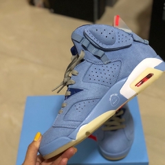 Air Jordan 6 Travis Scott “Houston Oilers” na internet