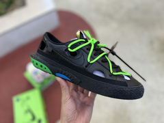 Imagem do Nike Blazer Low Off-White “Black Electro Green“