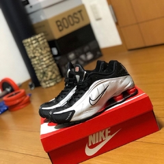 Nike Shox R4 Black Metallic Silver