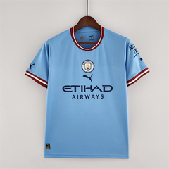 Camisa titular Manchester City 2022/23 na internet