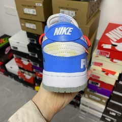 Off-White x Nike SB Dunk Low Futura 'UNC'