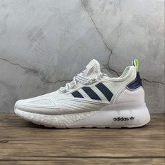 Adidas ZX 2K Boost White Iridescent Core Black