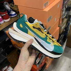 Sacai x Nike Vaporwaffle SP “Yellow Green Black White”