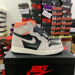 Air Jordan 1 Retro High Neutral Grey Hyper Crimson - loja online