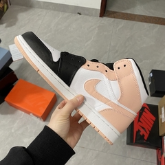 Air Jordan 1 Mid Arctic Orange Black Toe - Él.sneakers