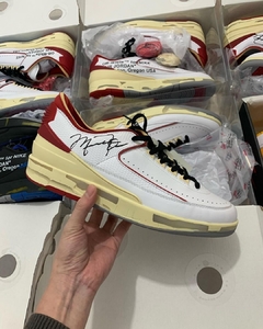 Off-White x Air Jordan 2 Low White and Varsity Red - comprar online