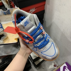 Off-White x Rubber Dunk PS 'University Blue' na internet