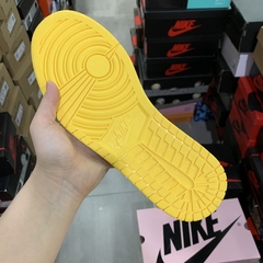 Air Jordan 1 Mid Yellow Toe Black