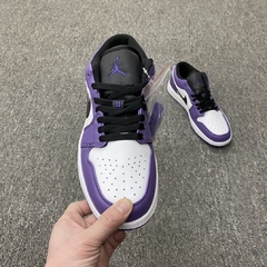 Air Jordan 1 Low Court Purple White - Él.sneakers