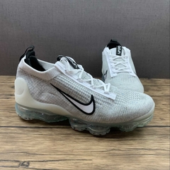 Nike Air VaporMax 2021 FK White Black Metallic Silver - comprar online