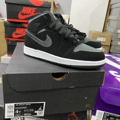 Air Jordan 1 Mid SE Nylon 'Black Grey'