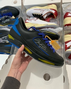 Off-White x Air Jordan 2 Retro Low SP 'Black Varsity Royal' - comprar online