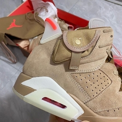 Imagem do Travis Scott x Air Jordan 6 Retro 'British Khaki'