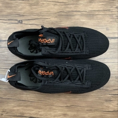 Nike Air VaporMax 2021 FK All Black Orange - loja online